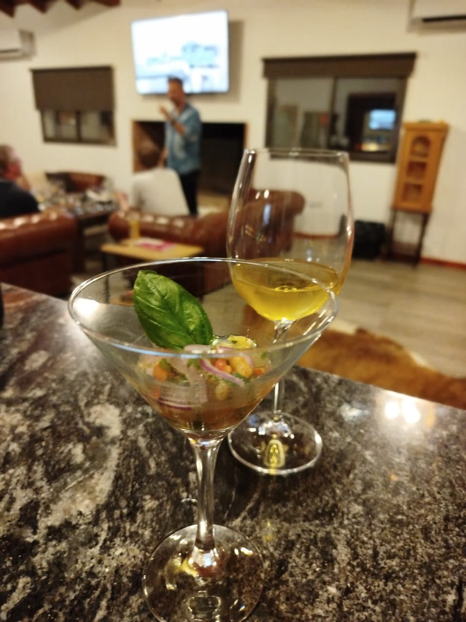 Wine tasting in the countryside