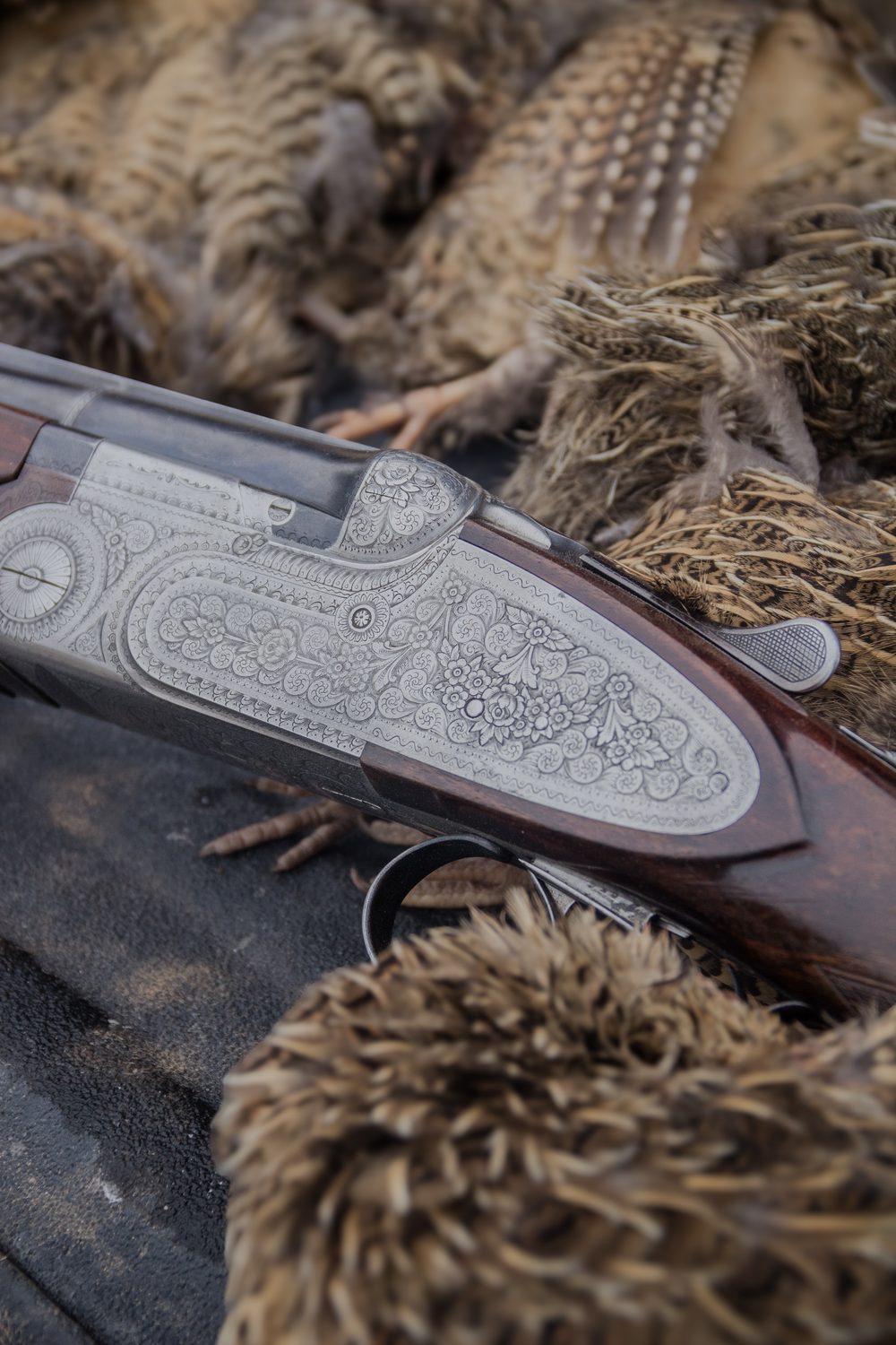 Fine shotgun over the day's ducks
