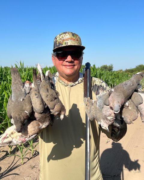 A handful of the day's doves