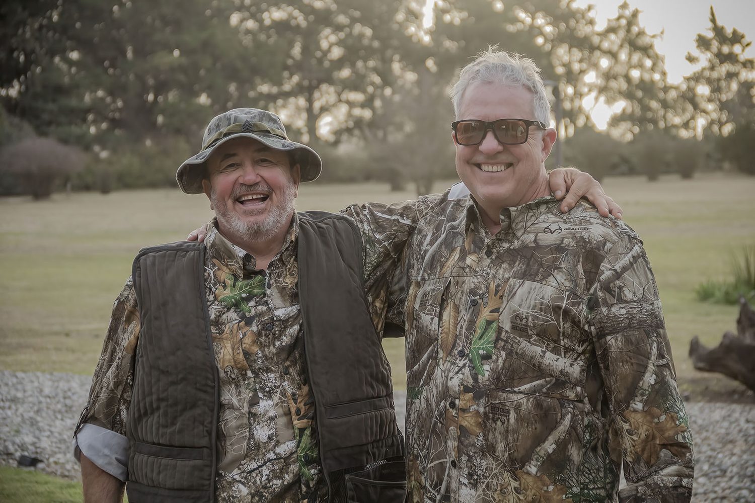 Guests after the afternoon hunt